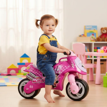 Moto Correpasillos Minnie Mouse Rosa