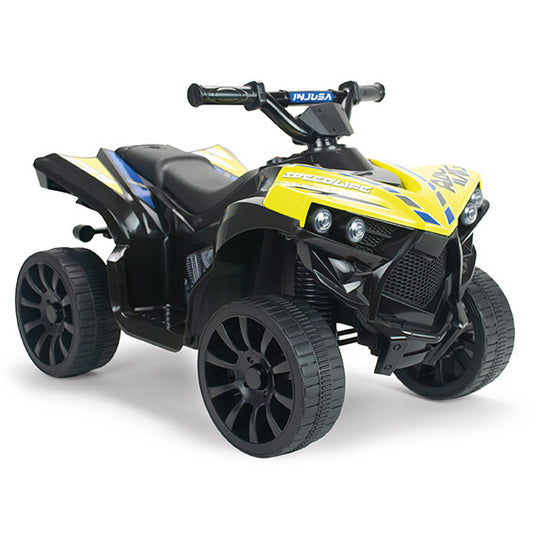 Quad Eléctrico Infantil Racing Amarillo 6V Injusa