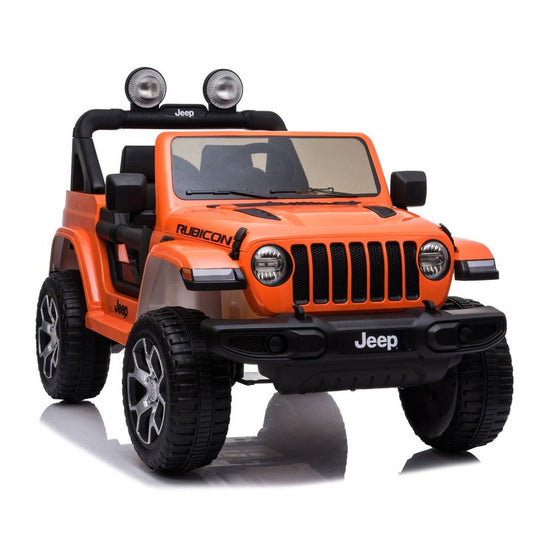 Coche Eléctrico Jeep Rubicon 12V Naranja