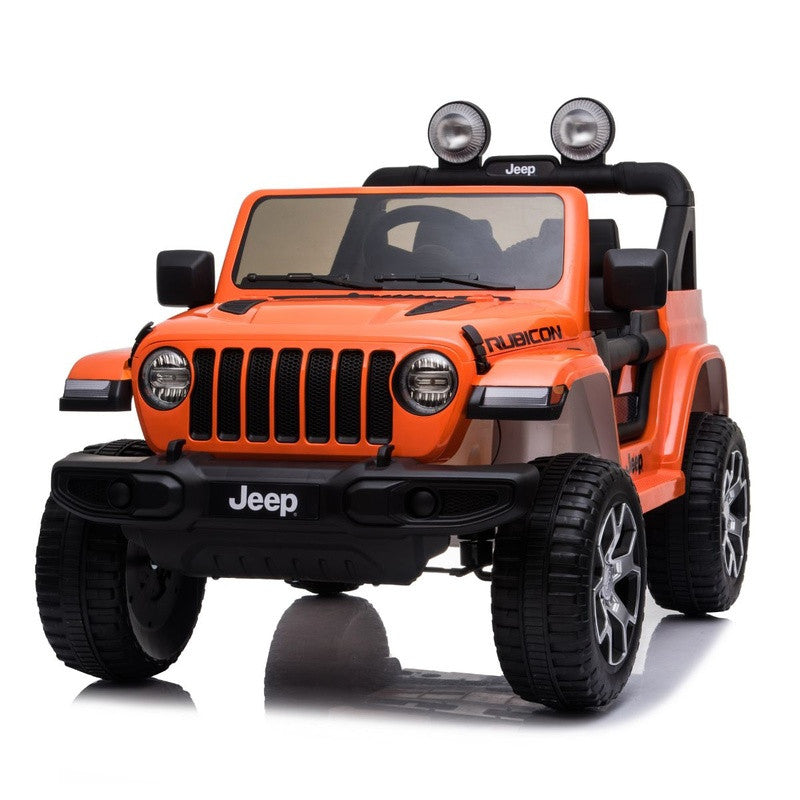 Coche Eléctrico Jeep Rubicon 12V Naranja