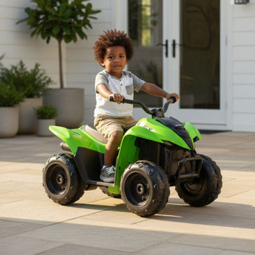 Quad Électrique Kawasaki ATV KFX90 12V Vert Injusa