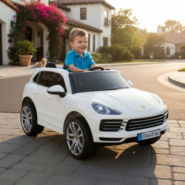 Porsche Cayenne 12V Blanco