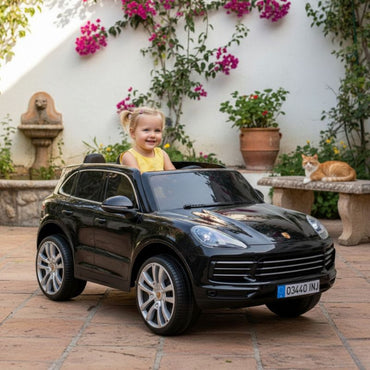 Coche Eléctrico Porsche Cayenne 12V Negro