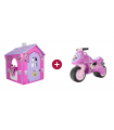 Minnie Mouse Toy House and Moto Ride-On Pack