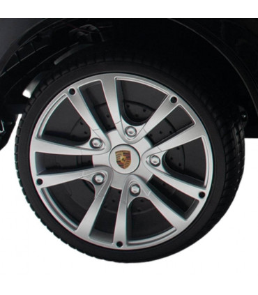 rueda trasera de repuesto para Porsche Cayenne Negro Injusa