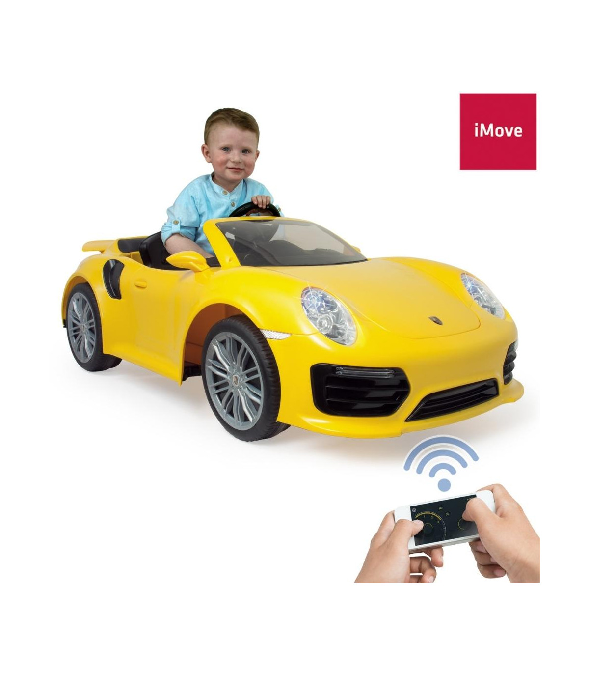 Porsche 911 Turbo S 6V Amarillo Injusa