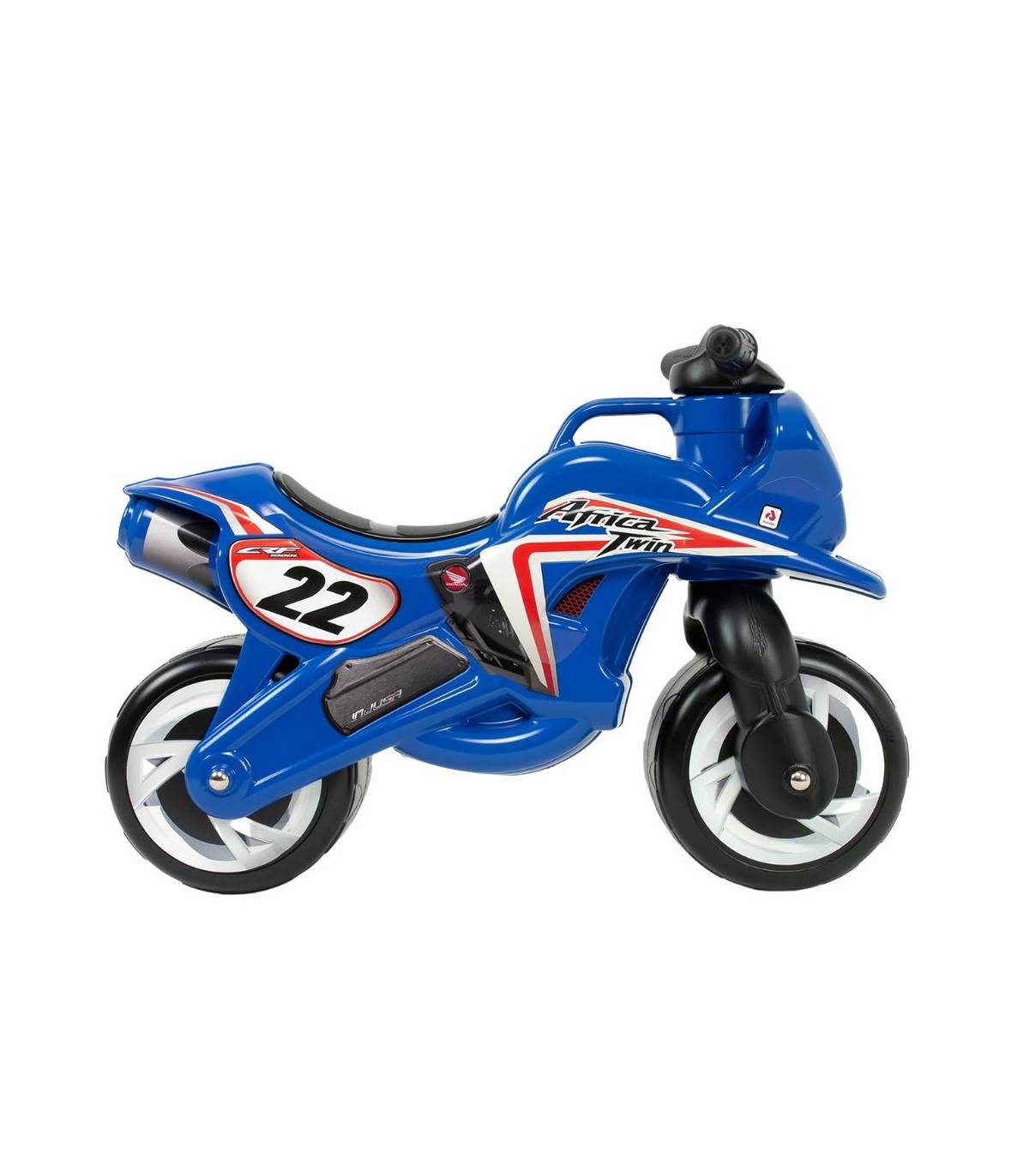 Porteur moto roues libres - Bleu/Vert