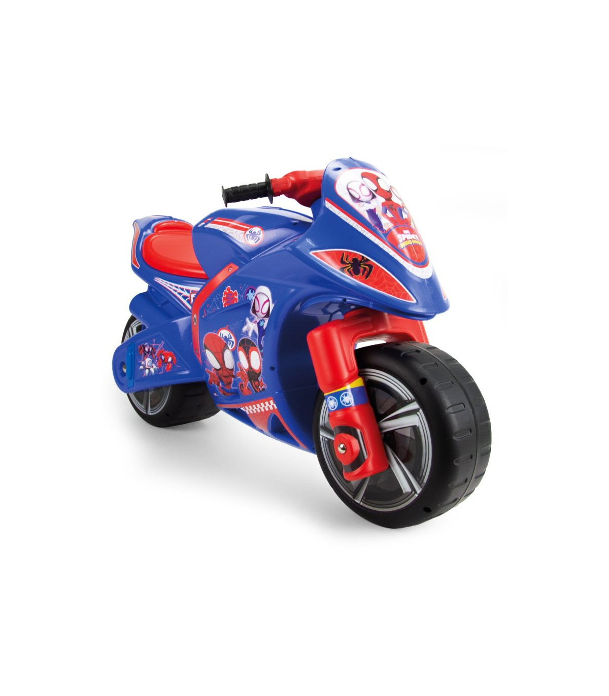 Porteur Neox Moto Spider-Man Injusa : King Jouet, Porteurs & Jouets à  bascules Injusa - Jeux d'éveil