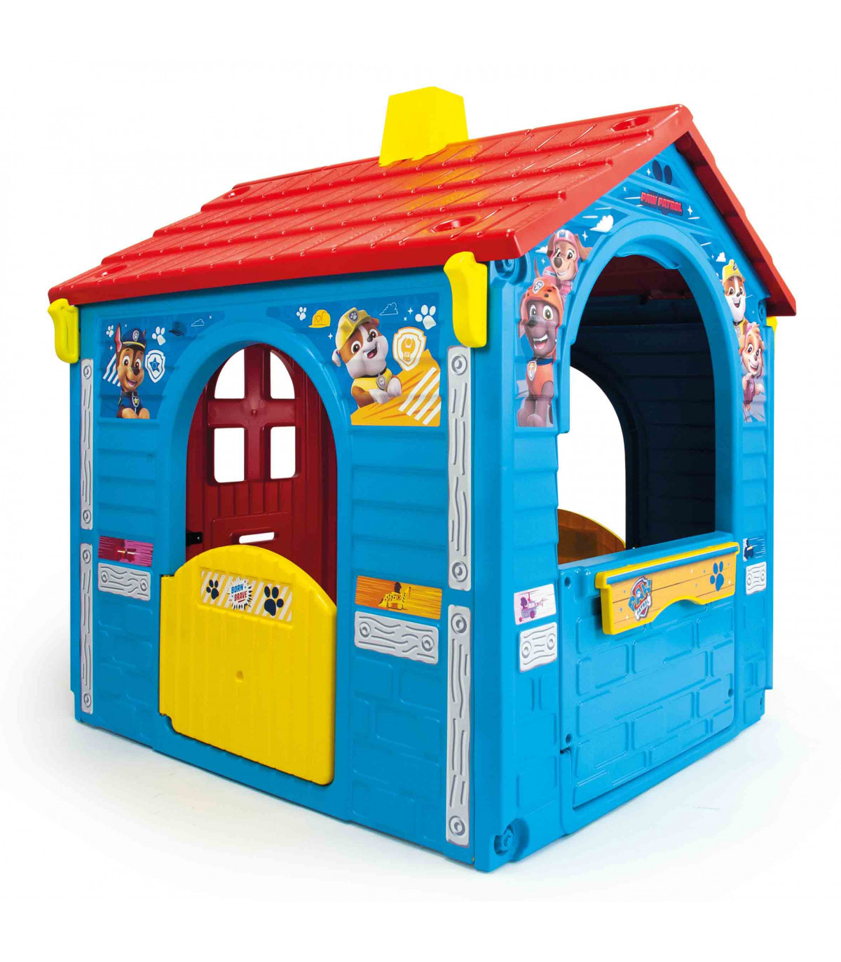 Casa de la Patrulla Canina | Cabina de jardín para niños + 24 meses | Casa  infantil resistente y duradera al aire libre con fácil montaje Dimensiones