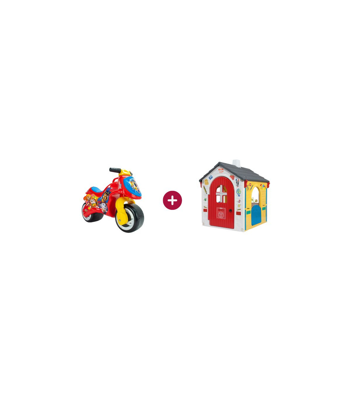 Injusa PORTEUR MOTO NEOX PAW PATROL - eveil