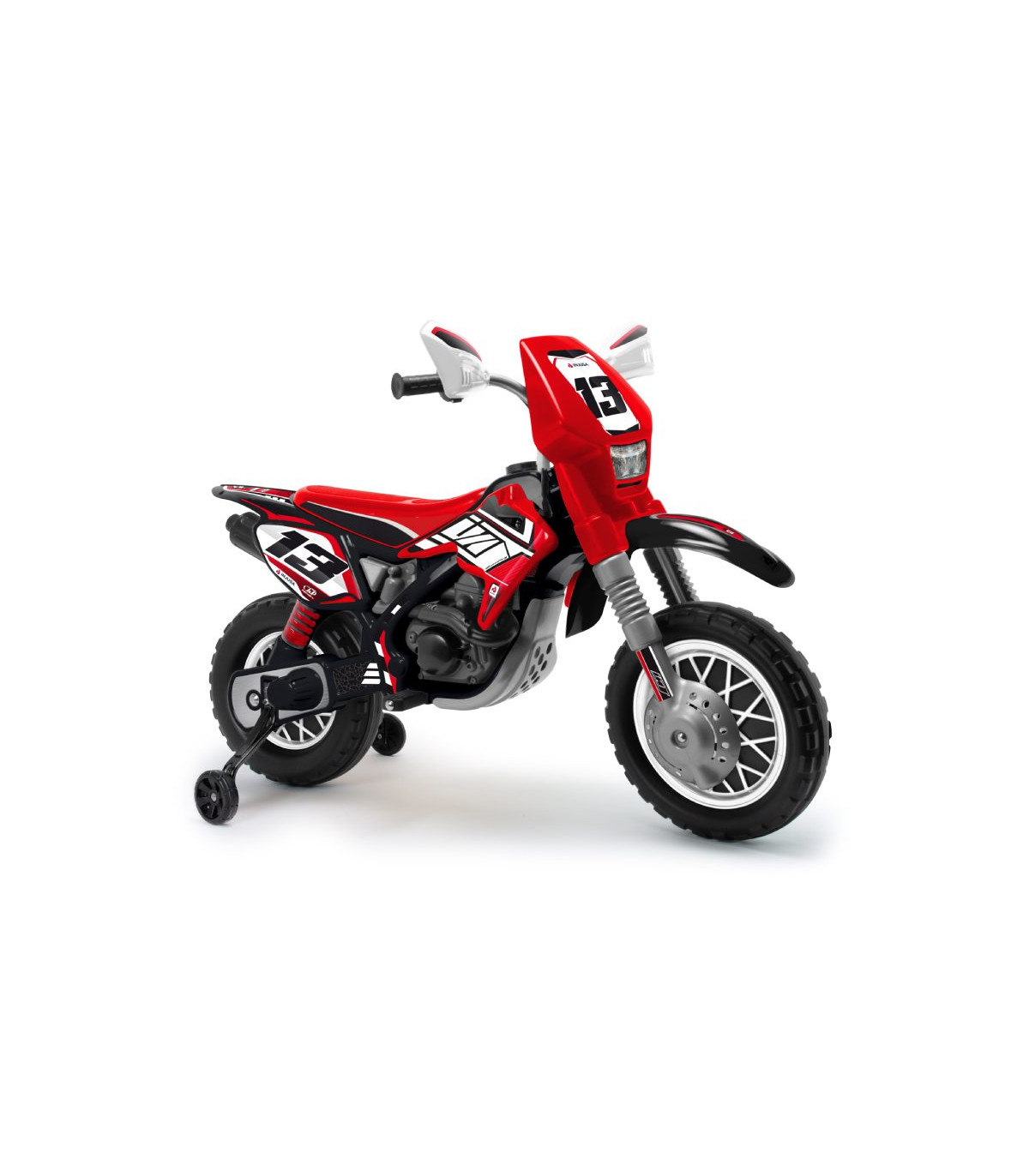 Moto Cross Rouge 6 volts, moto électrique pour enfant 6 volts