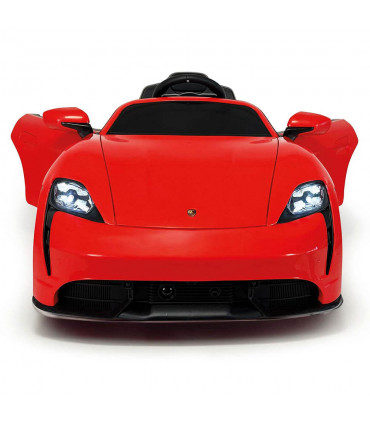 Voiture Électrique Porsche Taycan 12V Rouge