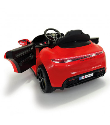 Auto Elettrica Porsche Taycan 12V Rosso