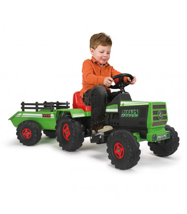 Tractor Eléctrico Infantil con Remolque 6V