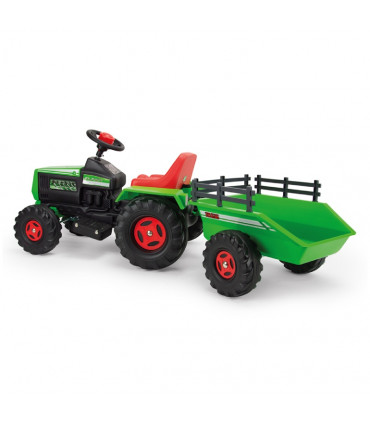 Tractor Eléctrico Infantil con Remolque 6V