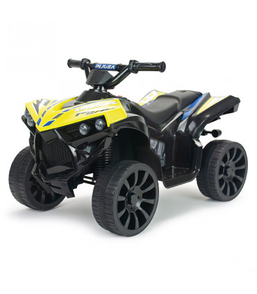 Quad Eléctrico Infantil Racing Amarillo 6V