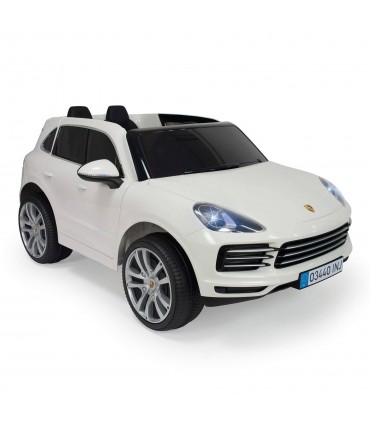 Coche Eléctrico Porsche Cayenne 12V Blanco