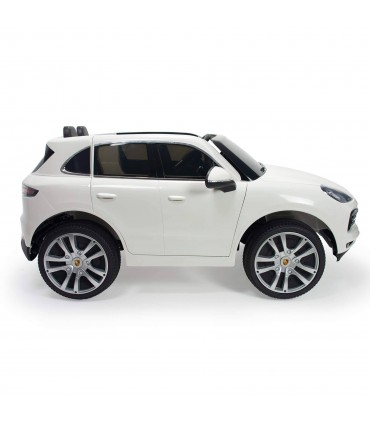 Coche Eléctrico Porsche Cayenne 12V Blanco