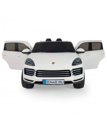 Voiture Électrique Porsche Cayenne 12V Blanche