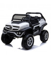 Mercedes Unimog 12V White Electric Ride-On Car for Kids