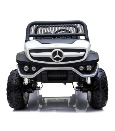Voiture électrique enfant Mercedes Unimog 12V Blanche