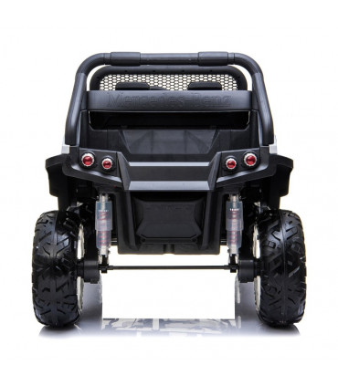 Coche Eléctrico Mercedes Unimog 12V Blanco