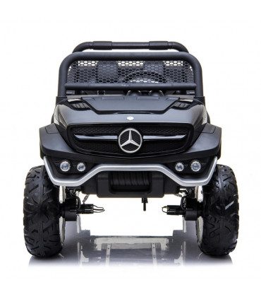 Elektrisches Kinderauto Mercedes Unimog 12V Schwarz