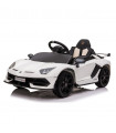 Lamborghini Aventador 12V White with Scooter