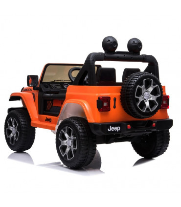 Voiture électrique enfant Jeep Rubicon 12V Orange