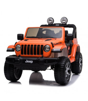 Elektrisches Kinderauto Jeep Rubicon 12V Orange