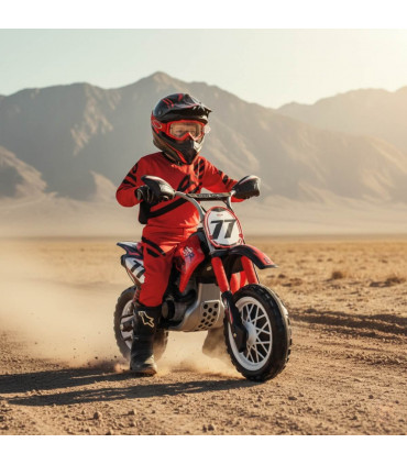 Moto Eléctrica Infantil Cross BTR 12V Injusa