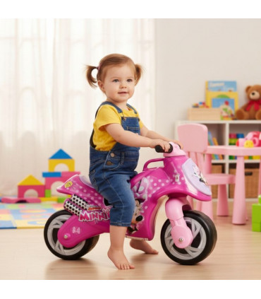 Moto Laufrad Minnie Mouse Rosa