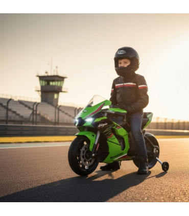 Moto Eléctrica Infantil Kawasaki Ninja 12V Litio