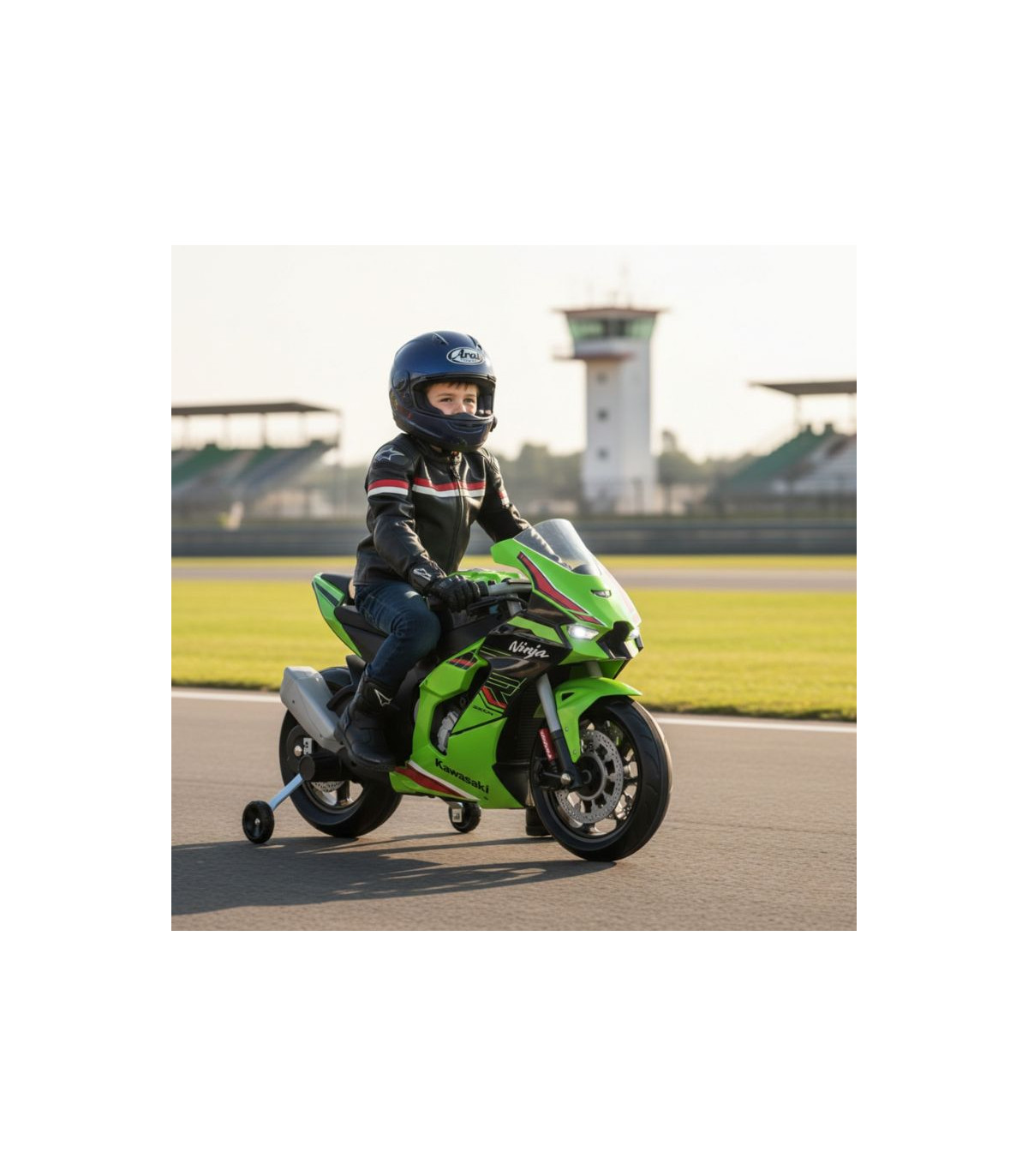 Kawasaki ZX R10 12V Ninja Motorbike | Injusa ® Electric Toy Vehicles