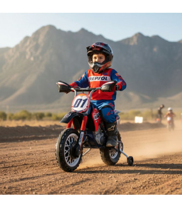 Moto Cross Infantil Eléctrica Repsol 6V Litio