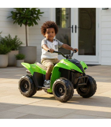 Quad Eléctrico Infantil Kawasaki 12V Verde