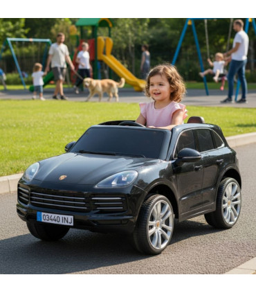 Elektroauto Porsche Cayenne 12V Schwarz