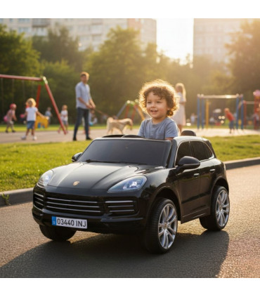 Elektroauto Porsche Cayenne 12V Schwarz