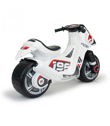 Moto Correpasillos Scooter Dragon Blanca