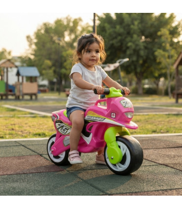 Tundra Tornado Ride-On Motorbike in Pink