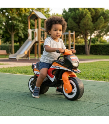 Tundra Repsol Black Ride-On Motorbike