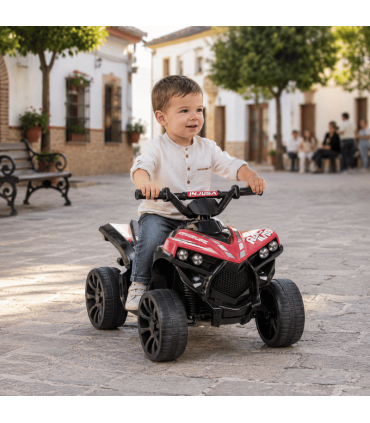 Quad Eléctrico Infantil Racing Rojo 6V