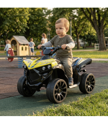 Quad Électrique Racing 6V Jaune
