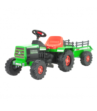 Tractor Eléctrico Infantil con Remolque 6V