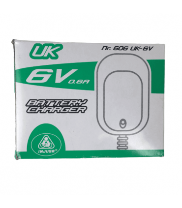 Cargador UK Para Batería 6V Injusa