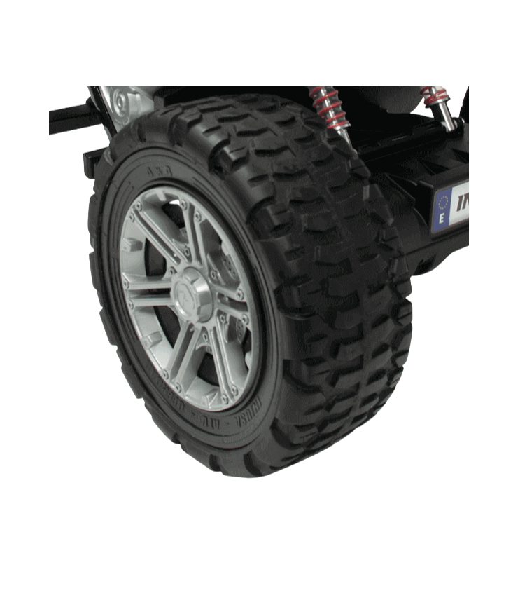 Injusa's Rear Eva Wheel for 24V Electric Vehicles