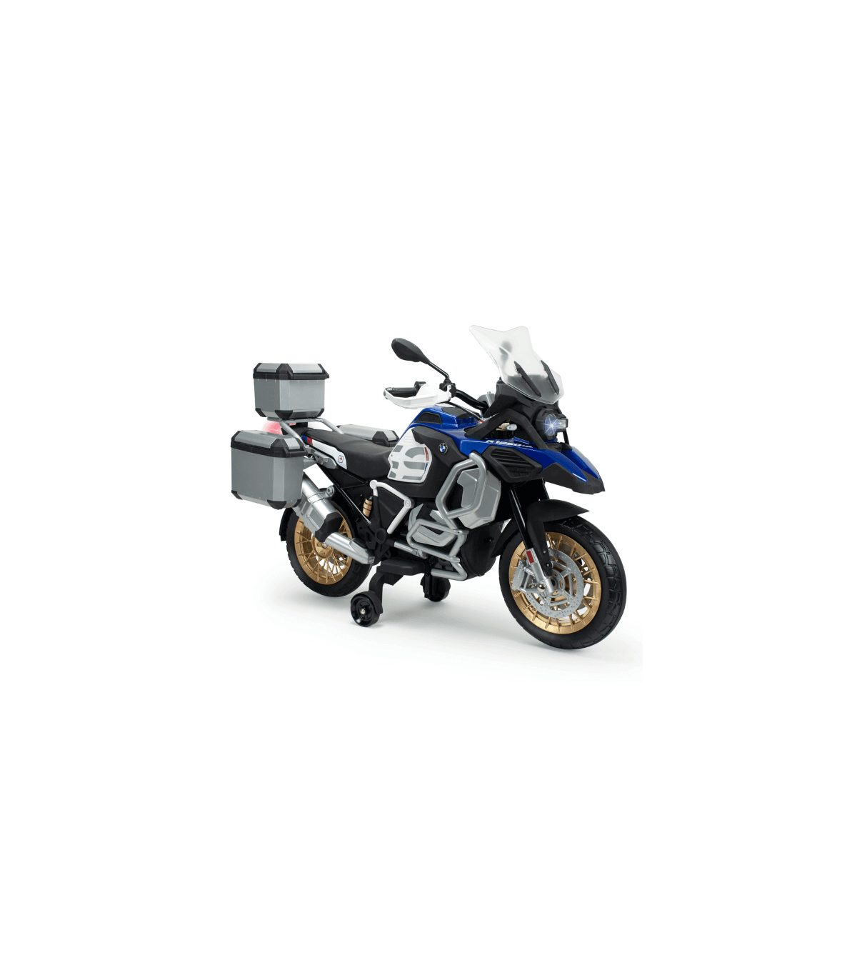 BMW R1250 GS Adventure 12V Children's Motorbike with Integrated Panniers