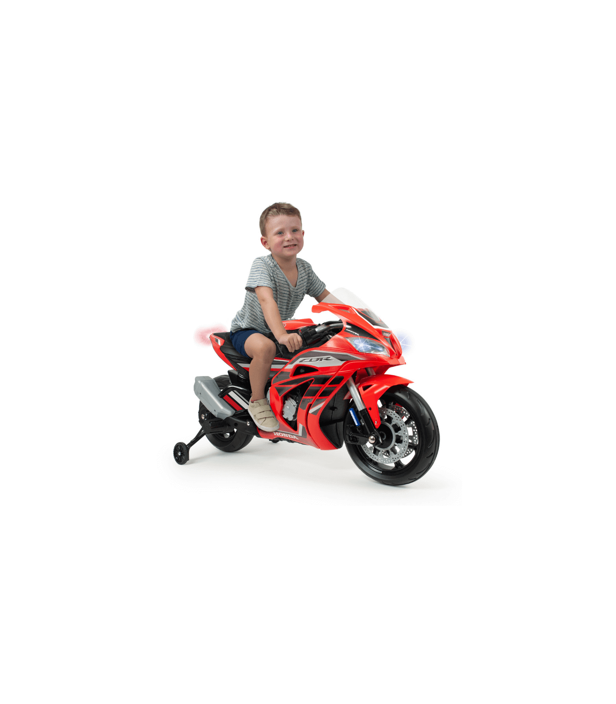 Moto électrique pour enfants LT942 Honda CBR 12V avec lumières LED et sons