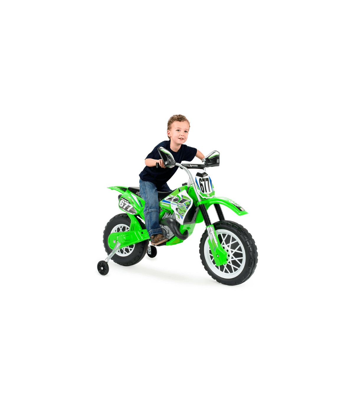 Injusa Moto Kawasaki Cross - 6v - Moto Électrique Enfant à Prix Carrefour