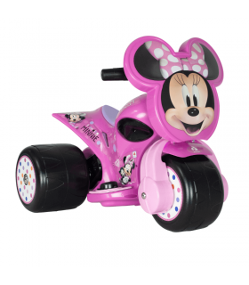 Trimoto Samurai Minnie Mouse 6V Rose par Injusa ®